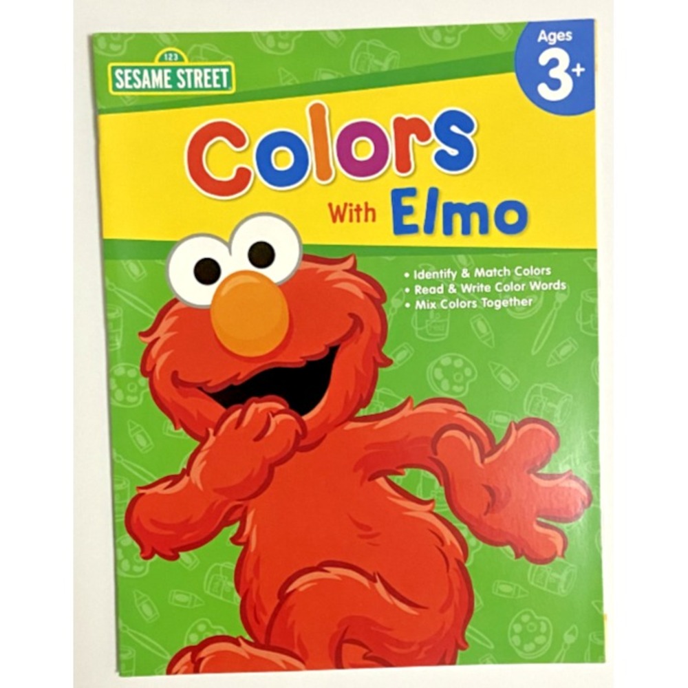 Sesame Street COLORS With Elmo 2010 Learning Paperback‎ Workbook